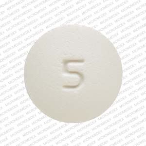 Trihexyphenidyl hydrochloride 5 mg N T 5 Back