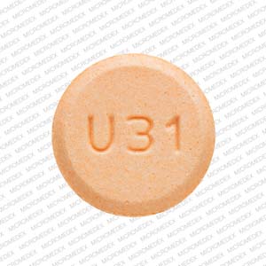 Amphetamine and dextroamphetamine 30 mg U31 Front