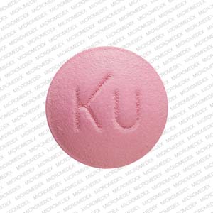 Pill KU 471 Pink Round is Paroxetine Hydrochloride Extended-Release