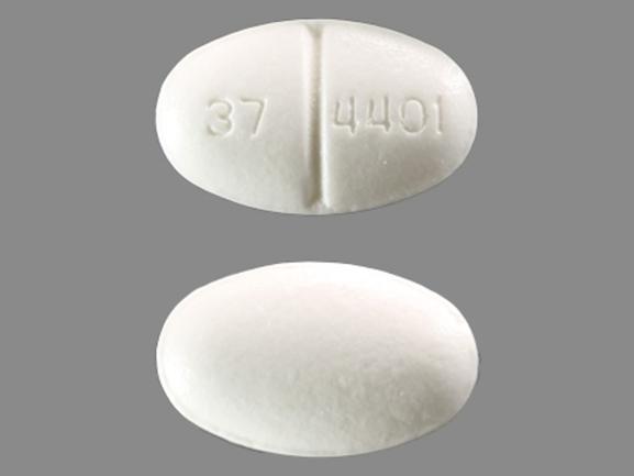 Pill 37 4401 White Oval is Depen