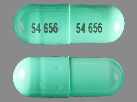 Pill 54 656 54 656 Green Capsule-shape is Zaleplon