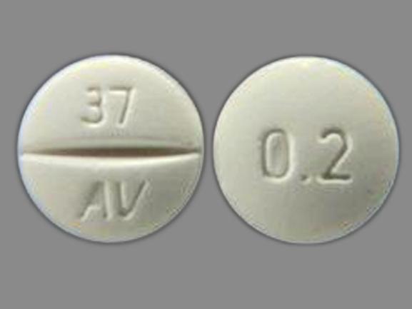 Pill 0.2 37 AV White Round is Ddavp