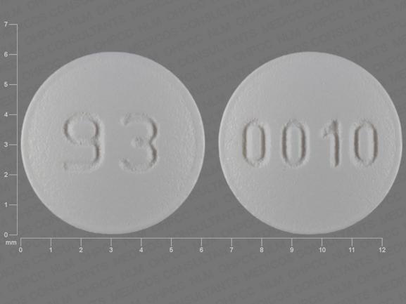 Tolterodine tartrate 1 mg 93 0010