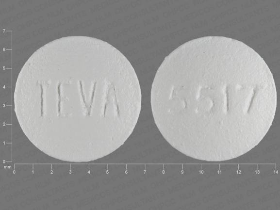 TEVA 5517 Pill Round - Drugs.com