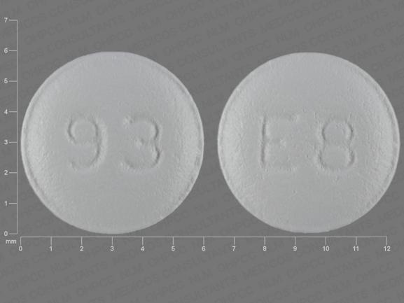 Pill 93 E8 White Round is Eszopiclone