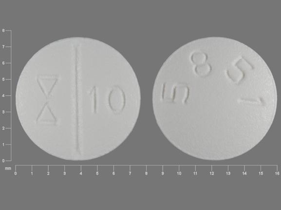 Escitalopram oxalate 10 mg 5851 Logo 10