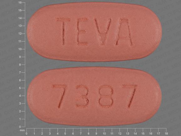 Moxifloxacin hydrochloride 400 mg TEVA 7387