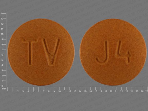 Amlodipine besylate and valsartan 5 mg / 320 mg TV J4