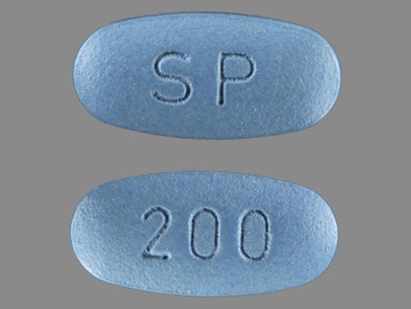 Pill SP 200 Blue Oval is Vimpat