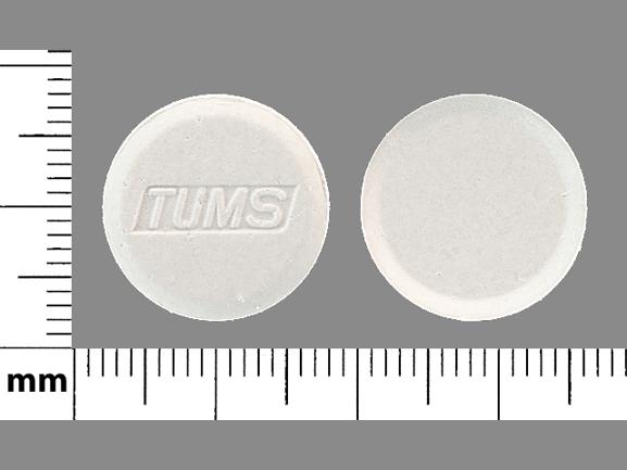Tums regular strength 500 (peppermint) calcium carbonate 500 mg TUMS