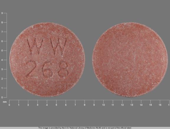 Lisinopril 20 mg WW 268