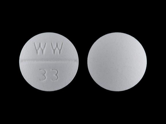 Isosorbide mononitrate 20 mg WW 33