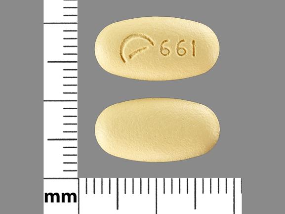 Pill Logo 661 Yellow Elliptical/Oval is Ropinirole Hydrochloride Extended-Release