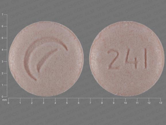 Clonidine hydrochloride extended-release 0.1 mg Logo (Actavis) 241