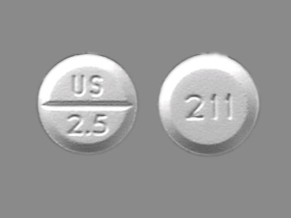 Midodrine hydrochloride 2.5 mg US 2.5 211