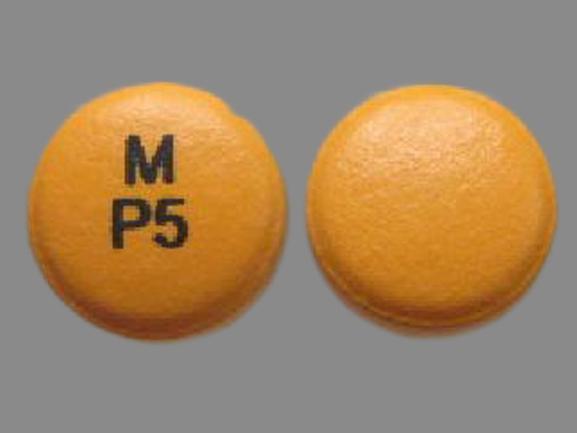 Pill M P5 Orange Round is Paroxetine Hydrochloride Extended-Release