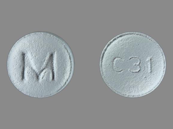 Carvedilol 3.125 mg M C31
