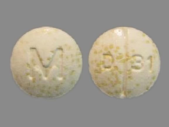 Pill M D 31 White Round is Doxycycline Hyclate Delayed-Release