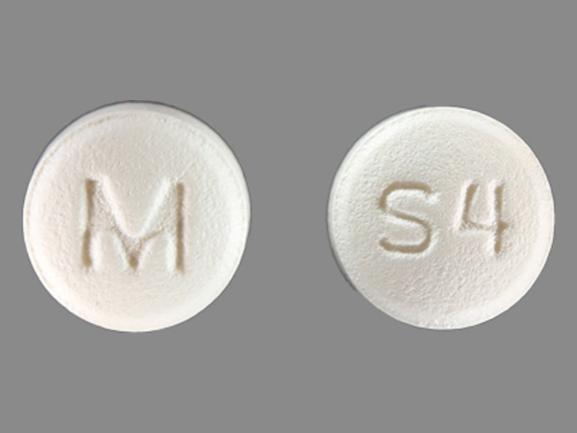 Pill M S4 White Round is Sumatriptan Succinate
