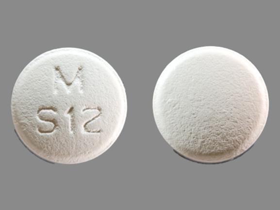 Pill M S12 White Round is Sumatriptan Succinate