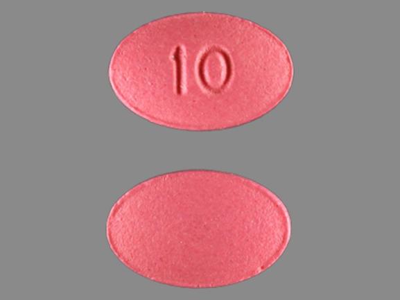 Pill 10 Pink Oval is Viibryd