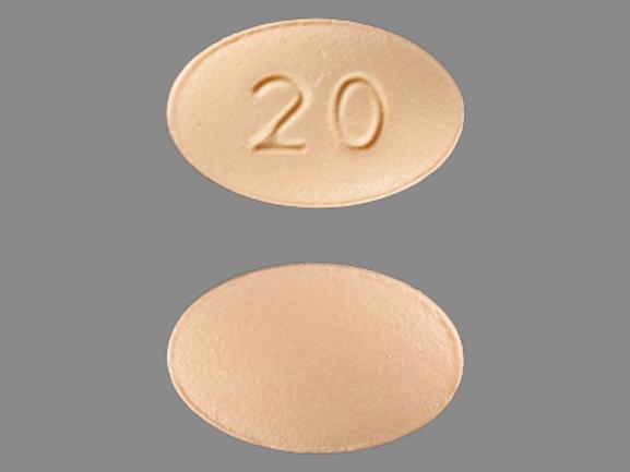 Pill 20 Orange Oval is Viibryd