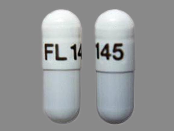 Pill FL 145 White Capsule/Oblong is Linzess