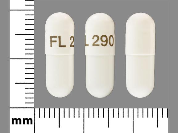 Pill FL 290 White Capsule/Oblong is Linzess