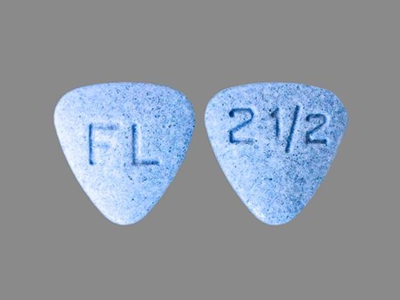 Pill FL 2 1/2 Blue Three-sided is Bystolic