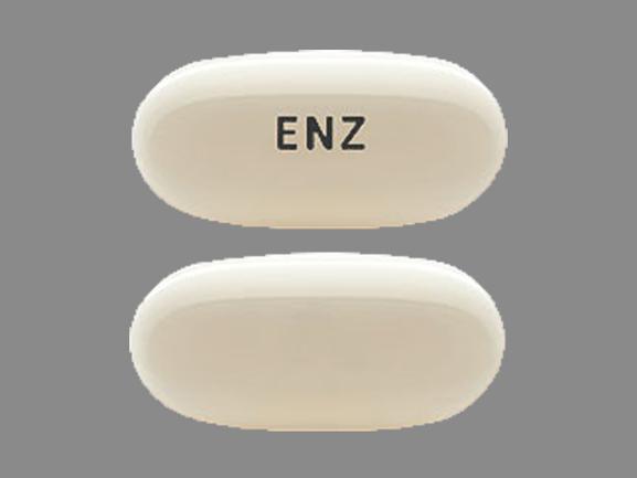 Pill ENZ White Oval is Xtandi