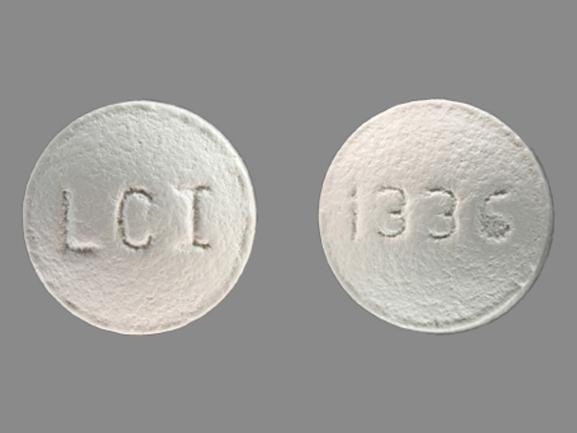 Pill LCI 1336 White Round is Doxycycline Hyclate