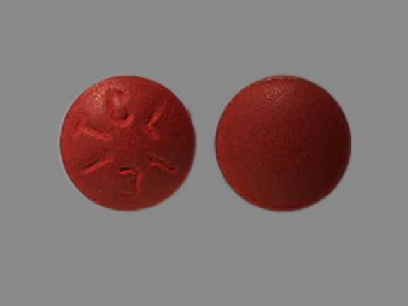 Pill TCL 131 Maroon Round is Docusate Sodium and Senna