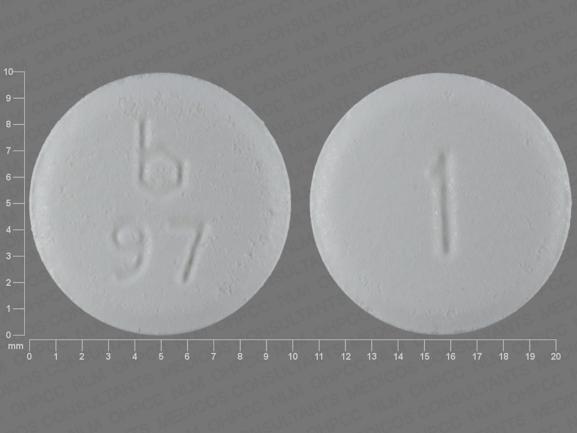 Pill b 97 1 White Round is Clonazepam