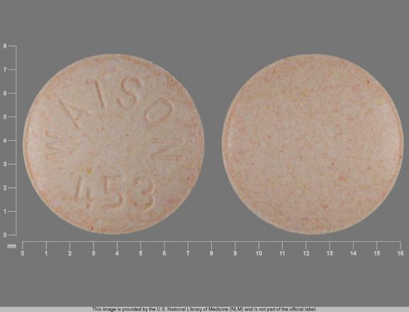 Pill WATSON 453 Orange Round is Guanfacine Hydrochloride