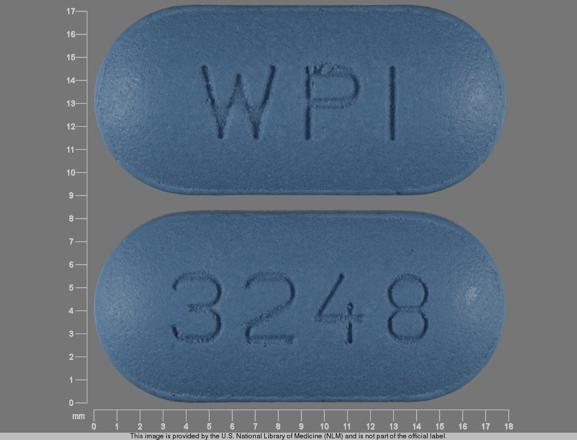 Valacyclovir hydrochloride 500 mg WPI 3248