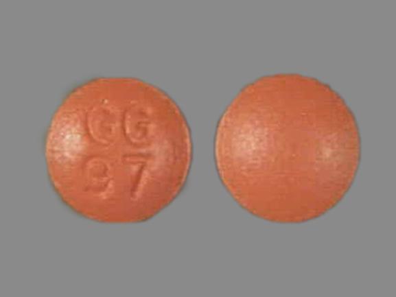 Pill GG 97 Red Round is Fluphenazine Hydrochloride