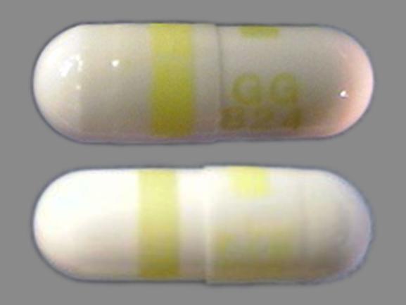 Pill GG 824 GG 824 White Capsule/Oblong is Clomipramine Hydrochloride