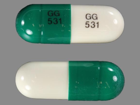 Temazepam 15 mg GG 531 GG 531