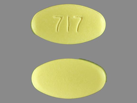 Hydrochlorothiazide and losartan potassium 12.5 mg / 50 mg 717