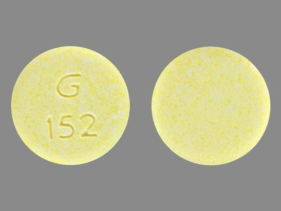 Pill G 152 Yellow Round is Mintox Plus