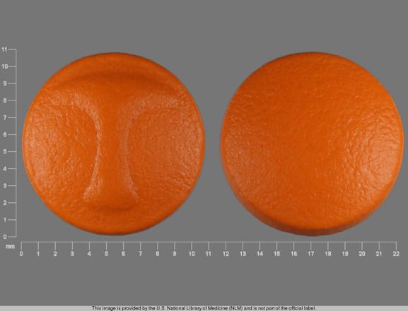 Pill T Orange Round is Aspirin Enteric Coated