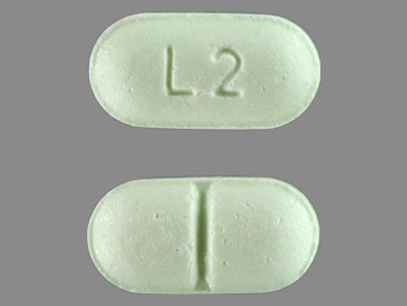 Pill L 2 Green Oval is Loperamide Hydrochloride