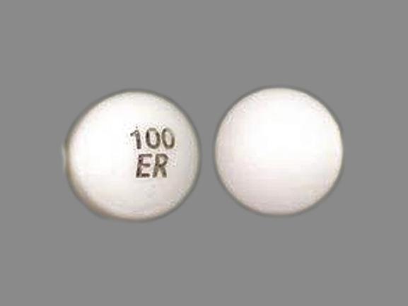 100 Er Pill Images White Round