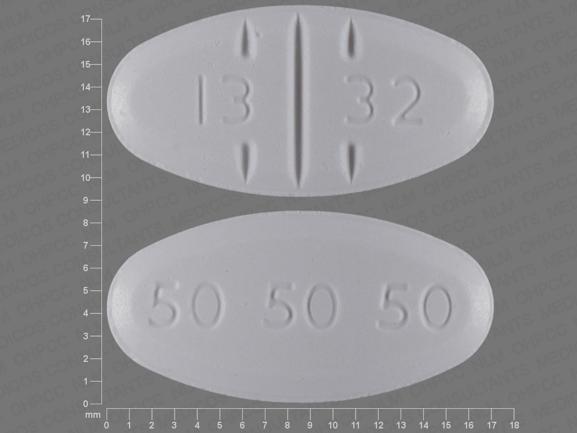Torrent Trazodone Hydrochloride - 13 32 50 50 50 Pill - white oval, 17mm