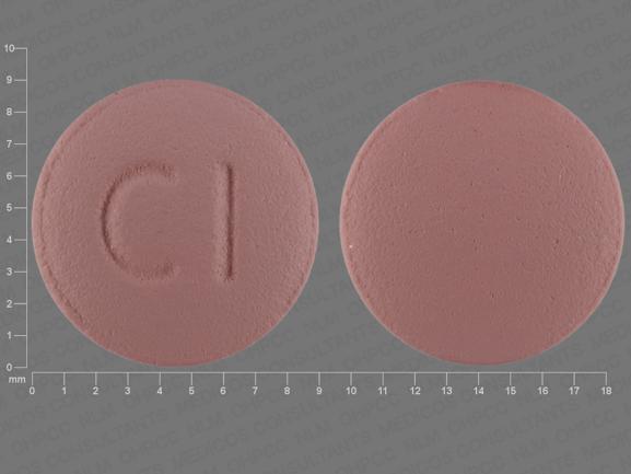 Pill CI Pink Round is Clopidogrel Bisulfate