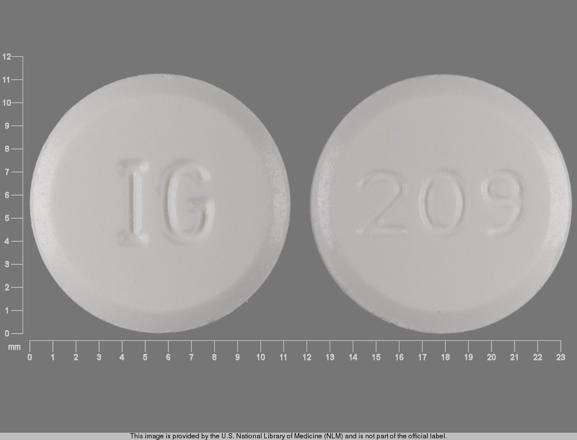 Terbinafine hydrochloride 250 mg IG 209