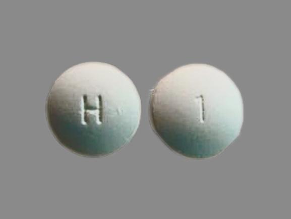 Pill H 1 White Round is Zidovudine