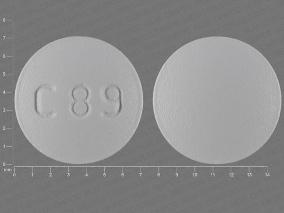 Pill C 89 White Round is Sildenafil Citrate