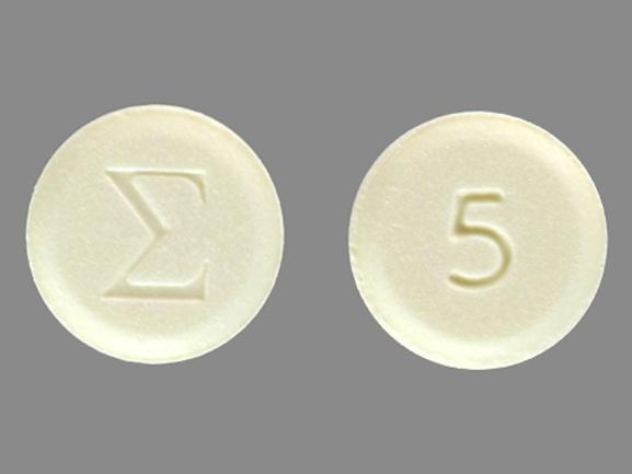 Amiloride hydrochloride 5 mg E 5