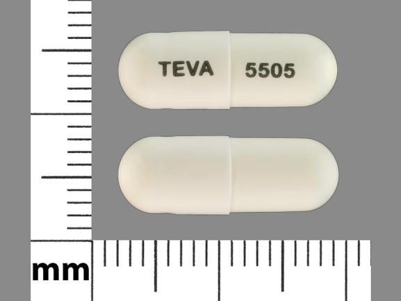 Fluoxetine hydrochloride and olanzapine 50 mg / 6 mg TEVA 5505